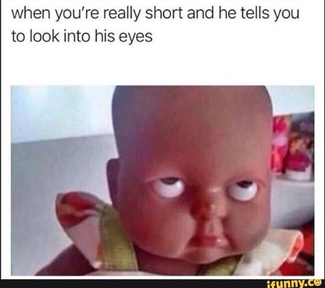 when you’re really short and he tells you to look into his eyes – popular memes on the site iFunny.co #dankmemes #memes #dankmemes #feature #ifunnytop #ifunncleanup #alternatefeatures #cute #10at10 #featureworthy #ifunny #youre #really #short #tells #eyes #pic Short People Memes, Short Girl Quotes, Short Girl Problems, Crush Memes, Short People, Girl Memes, Boyfriend Memes, Food And Recipes, Girl Problems