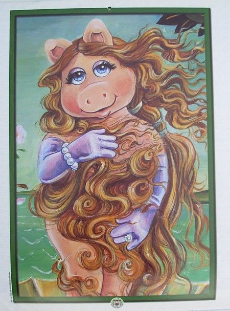 Miss Piggy Pfp, Miss Piggy Painting, Miss Piggy Art, Miss Piggy Fanart, Miss Piggy Aesthetic, Miss Piggy Tattoo, Muppet Fashion, Muppet Art, Kermit And Miss Piggy