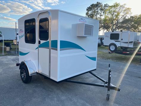 Rouser Small Campers For Sale, Runaway Camper, Spare Tire Mount, Camper Storage, Roof Basket, Cargo Rack, Small Campers, Mini Camper, Steel Frame Construction