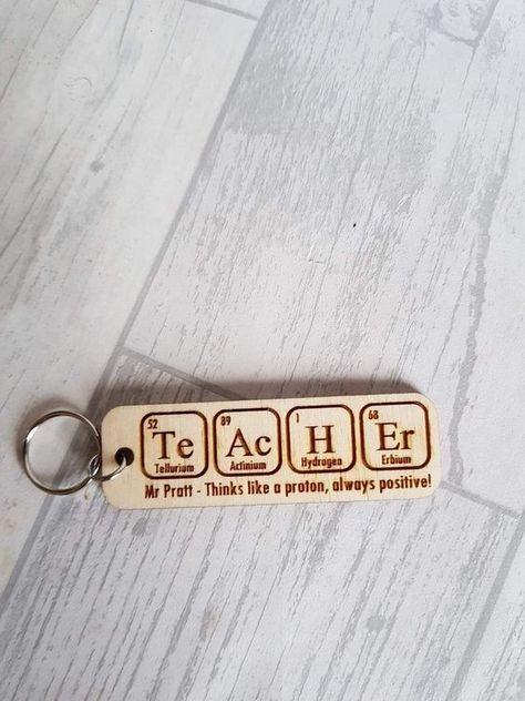 Science Teacher Keyring #LaserCutting #LaserCutter #LaserCut #LaserEngraving #LaserArt Laser Engraved Keychain Ideas, Laser Engraving Leather Ideas, Laser Engraved Teacher Gifts, Xtool F1 Projects, Laser Engraving Ideas Acrylics, Xtool M1 Project Ideas, Laser Engraving Ideas Gifts, Engraved Teacher Gifts, Lasercut Gift