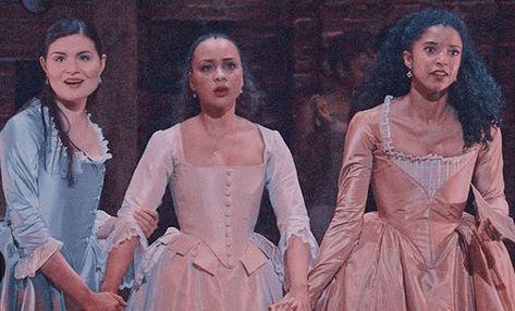 Hamilton Matching Icons, Schuyler Sisters Aesthetic, Hamilton Schuyler Sisters Costume, Schuyler Sisters Matching Icons, Schylar Sisters Hamilton, Theater Wallpaper, Hamilton Sisters, Hamilton Playbill, Jazzy Jones