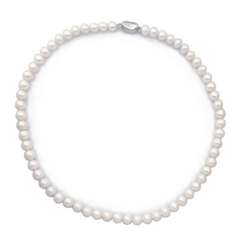 PRICES MAY VARY. FRESHWATER PEARL NECKLACE: Real Genuine Freshwater Cultured Pearls with a 925 sterling silver plated Clasp - the epitome of elegance in pearl necklace design. good luster and smooth surface with natural flaw, the image may show slight differences in texture, color, size, and shape. PERFECT SIZE: The dainty necklace comes with hand picked cultured freshwater pearls with double knotted between each pearl,18" length Including clasp. it is cadmium, lead and nickel free, soft for ski Pearl Necklace Real, Pearl Beaded Necklace, Pearl Strands Necklace, Pearl Necklace Designs, Professional Wear, White Pearl Necklace, Cultured Pearl Necklace, Pearl Necklaces, Necklace Design