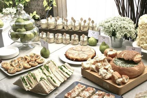 brunch buffet table | Brunch buffet table | Party Ideas: Buffet Tablescapes, Twin Baby Shower Theme, Buffet Brunch, Food And Desserts, Brunch Table, Breakfast And Brunch, Brunch Buffet, Baby Shower Brunch, Twins Baby Shower