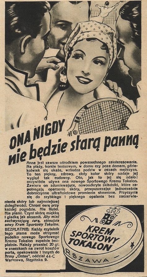 . Commercials Poster, Stare Reklamy, Face Creme, Polish Posters, Polish Poster, Old Commercials, Propaganda Art, Poster Ads, Retro Ads