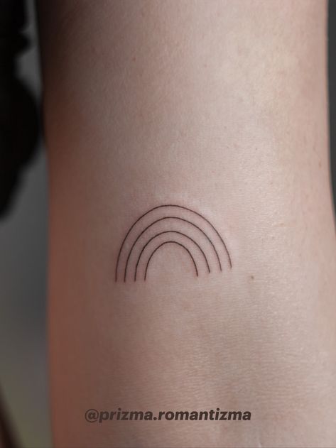 prizma.romantizma prizma romatizma Призма романтизма #тату #татуировка Small tattoos are perfect for beginners. These tiny-tattoo ideas and inspiration photos will get you started Line Rainbow Tattoo, Fine Line Rainbow Tattoo, Tiny Rainbow Tattoo, Rainbow Tattoo, Rainbow Tattoos, Single Needle Tattoo, Mini Tattoo, Initial Tattoo, Tiny Tattoo