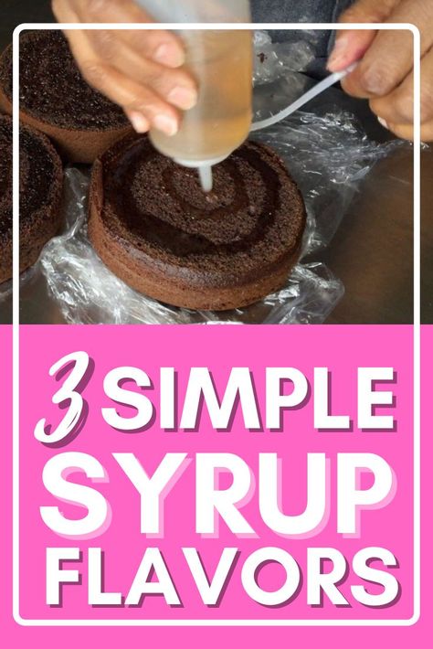 Chocolate Cake Soak Syrup, Cake Moistening Syrup Recipe, Coconut Simple Syrup For Cake, Coffee Simple Syrup For Cake, How To Make A Cake Moist Tips, Syrup To Moisten Cake, Rum Simple Syrup For Cakes, Simple Syrup For Chocolate Cake, How To Make Simple Syrup For Cakes