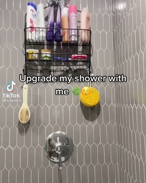 Shower Upgrade, First Apartment Decorating, Shower Organization, Amazon Decor, Bathroom Decor Apartment, Home Organisation, Furniture Couch, Home Organization Hacks, Bathroom Organisation