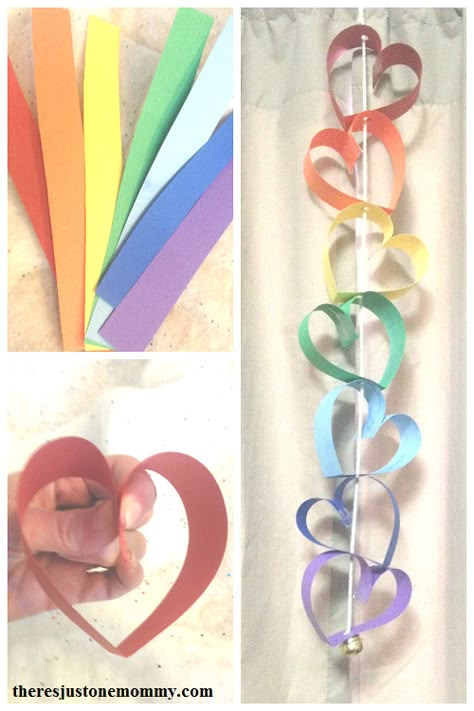 paper rainbow heart craft Paper Heart Garland, Paper Rainbow, Heart Craft, Diy Valentine's Day Decorations, Rainbow Paper, Rainbow Wedding, Heart Garland, Rainbow Crafts, Diy Valentine