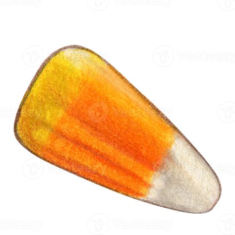 Watercolor candy corn Corn Watercolor, Pictures Of Candy Corn, Candy Corn Painting On Canvas, Candy Corn Watercolor, Candy Corn Clipart, Tree Saw, Wedding People, Fall Watercolor, Heart Tree