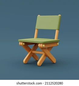 Maya Modeling Object, Low Poly Objects, 3d Things, 3d Living Room, Drawing Hair Tutorial, Folding Camping Chairs, 2d Game Art, Casual Art, Isometric Design