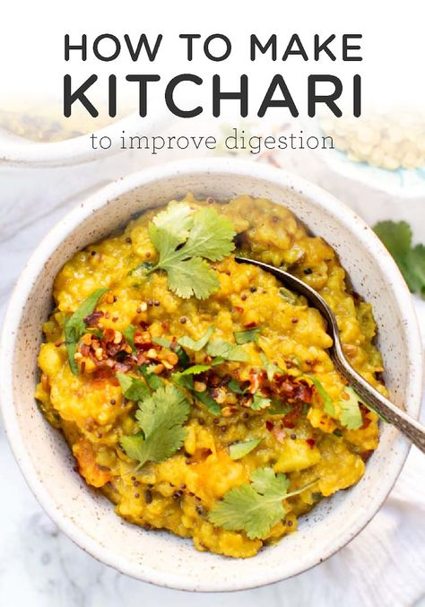 Adaptogen Recipes, Kitchari Recipe, Desi Khana, Ayurveda Recipes, Gut Healing Recipes, Ayurvedic Recipes, Simply Quinoa, Healing Recipes, Gut Healing