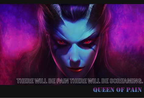 Dota 2 Heroes Responses_Queen Of Pain_by_FSMJ Queen Of Pain, Dota 2 Heroes, Defense Of The Ancients, Dota 2 Wallpaper, Female Demons, Hair Illustration, Demon Girl, Dota 2, Girl Wallpaper