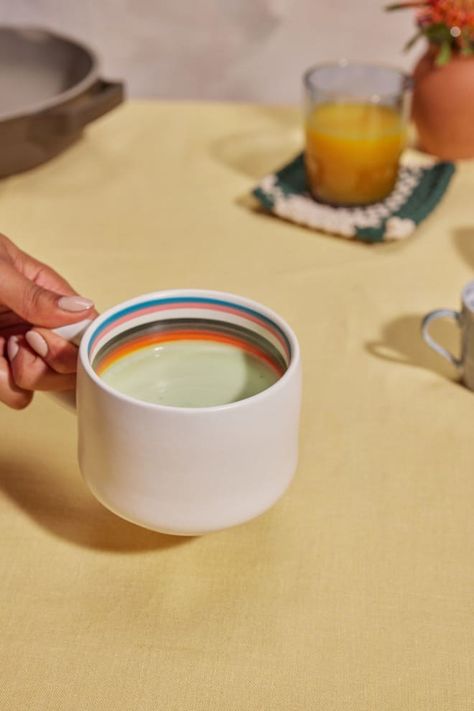 And a portion of profits goes to a great cause! READ MORE... Matisse Mug, Rainbow Mug, Pride Weekend, Brunch Table Setting, Rainbow Handle Mug, Family Brunch, Brunch Spread, Food Insecurity, Brunch Table