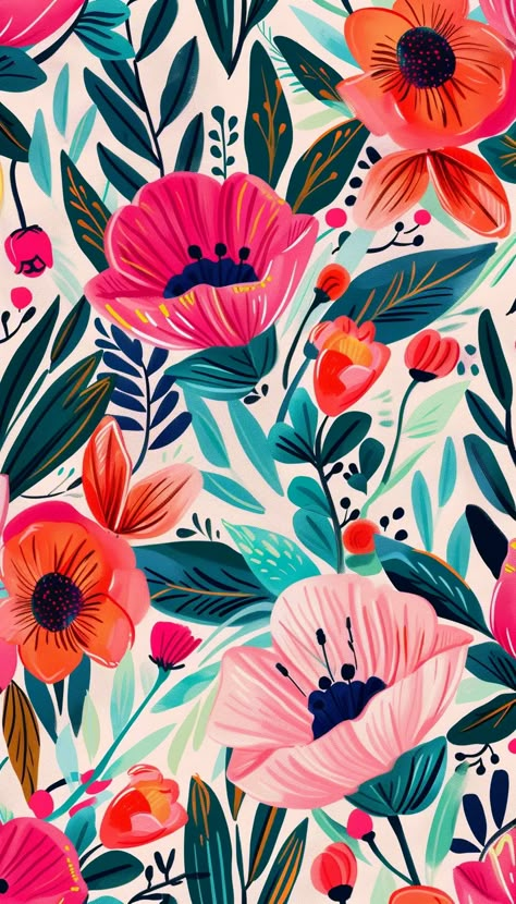 Cute Vintage Aesthetic, Iphone Wallpaper Hd Nature, Pretty Backgrounds, Phone Art, Wallpaper Android, All Pink, Cute Patterns Wallpaper, Arte Floral, Botanical Flowers