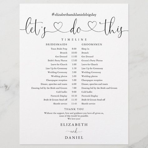 Budget Spreadsheet Template Wedding Week Timeline, Wedding Day Timeline 1pm Ceremony, Wedding Schedule Timeline, Event Planner Checklist, Black Gold Wedding Theme, Wedding Processional Order, Wedding Planner Checklist Printable, Peaches Wedding, Processional Order