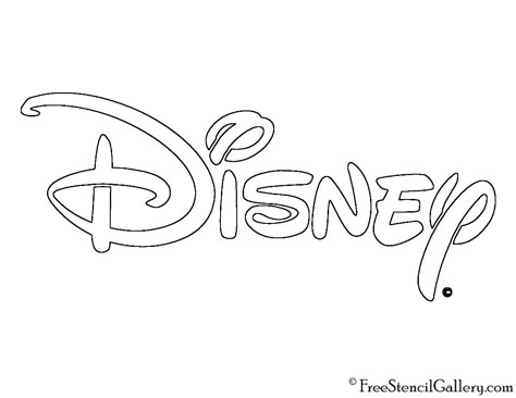 Disney Logo Stencil | Free Stencil Gallery Disney Doodles Simple, Disney Characters Outline, Disney Symbols, Logo Coloring Pages, Disney Stencils, Disney Silhouette Art, Disney Word, Disney Doodles, Word Drawings