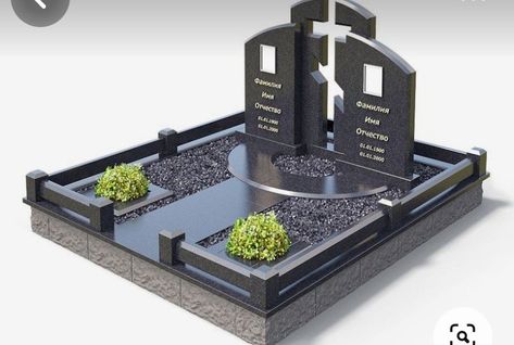 Grave Design Ideas Modern, Grave Stones Ideas, Tombstone Designs Modern, Grave Design Ideas, Mausoleum Design, Grave Ideas, Grave Design, Grave Monuments, Grave Stone