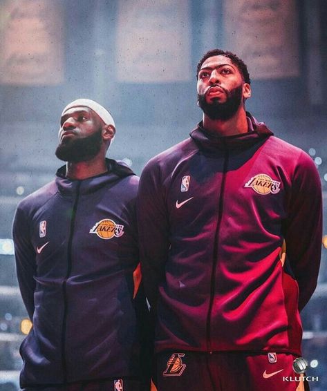 LeBron James and Anthony Davis Anthony Davis, The League, Signs And Symptoms, King James, Warning Signs, Lebron James, Nba, Basketball, On Instagram