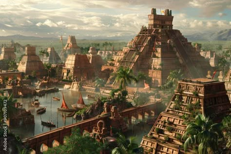 Schools Of Magic, Build Minecraft, Arabian Desert, Hollow Earth, Imagination Art, Fantasy Things, Prince Of Egypt, Fantasy Settings, Mayan Art