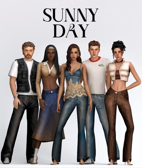 (99+) Sunny Day 2 (37 Items) – @aladdin-the-simmer on Tumblr Sims 4 Cc Clothes Collection Maxis Match, Sims Cc Sets, Sims 4 Cc Clothes Set, Sims 4 Cc Female Clothing, Sims 4 Sets, Sims Patreon, Sims 4 Clothing Sets, Cc Skin, Sims 4 Challenges