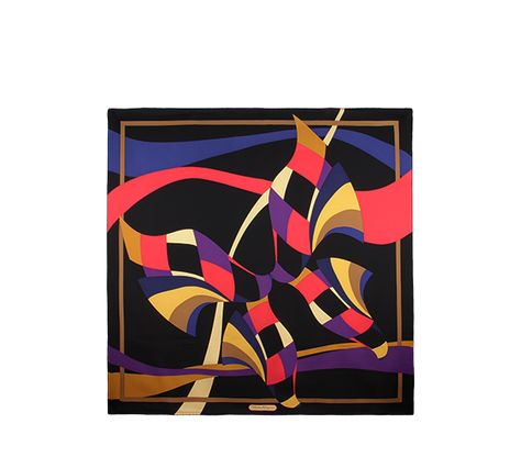 Scarves Salvatore Ferragamo Pattern Scarf Silk, Geometric Scarf, Hijab Designs, Latest Handbags, Pretty Scarves, Flower Pattern Design, Hand Painted Silk Scarf, Abaya Designs, Scarf Silk