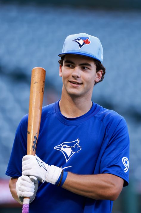 Joey Loperfido, Baseball Drip, Baseball Aesthetic, Blue Jays Baseball, Miss You Guys, Baseball Guys, Eyes Emoji, Toronto Blue Jays, Blue Jays