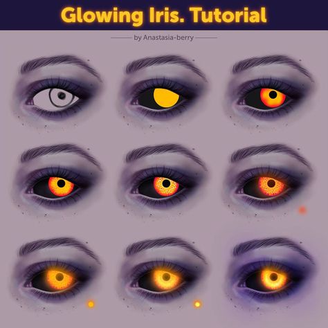 Eyes Draw, How To Draw Anime, Procreate Ipad Art, Glowing Eyes, Eyes Drawing, Digital Art Beginner, Glowing Art, Draw Anime, Japon Illustration