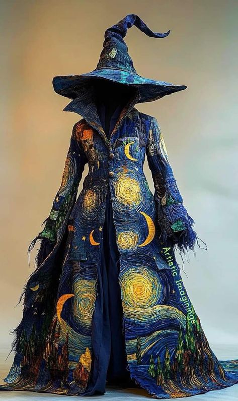 Wizard Costume Diy, Wizardcore Fashion, Wizard Aesthetic Fashion, Witches Robes, Wizard Outfit, Dark Fairy Costume, Wizard Robe, Wizard Clothes, Wizard Fashion