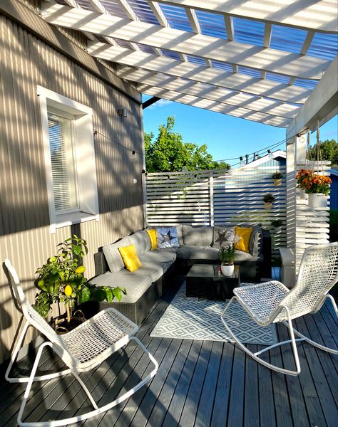 Terassi, Ikea Gubbön Front Patio, Green Living, Patio, Outdoor Decor, Green, Home Decor, Patios, Home Décor