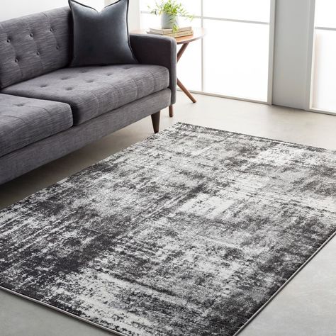 Rug Chart, Boys Rooms, Charcoal Rug, Industrial Rugs, Modern Style Homes, Surya Rugs, Rug Black, Rug Beige, House Paint