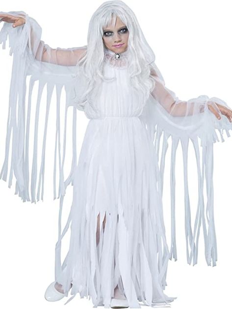 Ghost Bride, Horror Costume, Plus Size Costume, California Costumes, Scary Ghost, Brooch Dress, Ghost Costume, Black Halloween Dress, Adornos Halloween