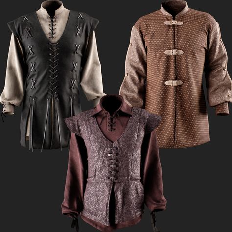 Medival Outfits Male, Medieval Fashion Men, Medieval Clothing Male, Medieval Mens Clothing, Medieval Male, Medieval Clothing Men, Medieval Outfit, Outfit Male, Victorian Men