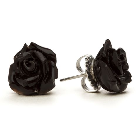 From RockLove Rose Stud Earrings, Evening Jewelry, Special Occasion Jewelry, Style Gothic, Cocktail Jewelry, Stud Jewelry, Rose Jewelry, Holiday Earring, Holiday Jewelry