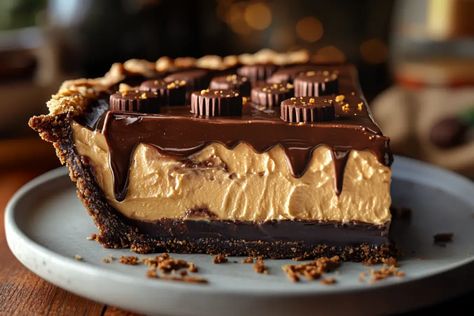 Giant Reese's Peanut Butter Cup Pie Recipe Giant Reese’s Peanut Butter Cup, Giant Reeses Peanut Butter Pie, Giant Reese's Peanut Butter Cup Pie, Reese’s Peanut Butter Cup Pie, Giant Reese’s Peanut Butter Cup Pie, Reeses Peanut Butter Pie Recipes, Reese’s Pie, Reese’s Peanut Butter Pie, Reese Pie