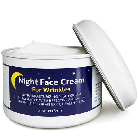 Anti Aging Night Cream Moisturizer for Dry Skin  Firming Cream For Women #SkinCareForWomenIdeas Shea Butter For Face, Face Cream For Dry Skin, For Face Skin Care, Shea Butter Face, Night Face Cream, Face Cream For Wrinkles, Cream For Face, Anti Aging Night Cream, Cream Moisturizer