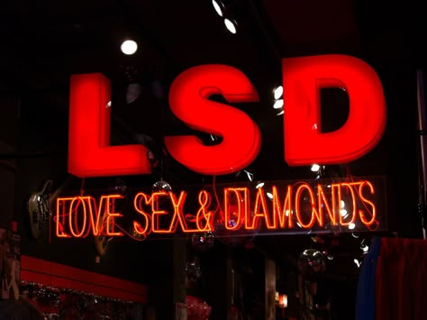 Neon of the LSD shop in Barcelona, Spain Poster Grafico, Red Aesthetic Grunge, Red Letters, Neon Aesthetic, After Life, Photo Wall Collage, Red Walls, Neon Art, Picture Collage