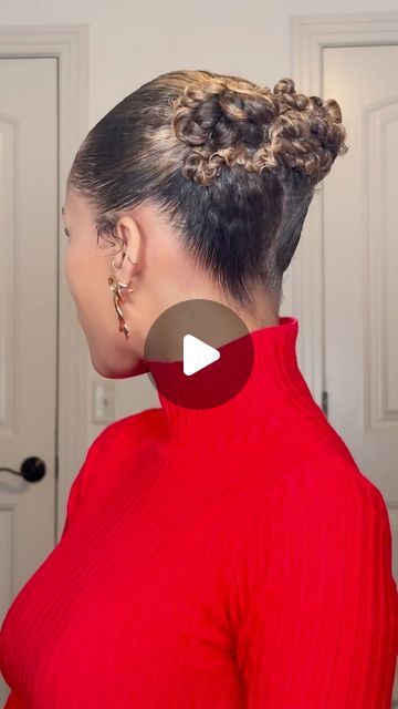 Julie Jones🍒 on Instagram: "Get ready for the Holidays with me! This Moisture Boost Travel Kit from @unclefunkysdaughter is the perfect kit to take with you for your holiday travels. It had everything I needed to create this cute look for Christmas dinner! This kit and all Uncle Funky’s Daughter products are available at @sallybeauty Supply and unclefunkysdaughter.com. Use my code JULZJONES for 15% off your online order! #getreadywithme #grwm #makeuptutorial #naturalhair #ponytailtutorial #curlyhair" Hairstyles For Short 4c Natural Hair, Natural Hair Styles Short, Julie Jones, 4b Hair, Ponytail Tutorial, Braiding Styles, 4c Natural Hair, Braid Out, Hairdos For Curly Hair