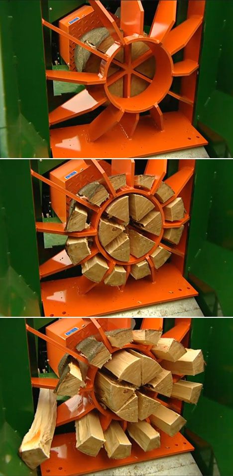 Log splitter Wood Splitter Ideas, Log Splitter Ideas, Splitting Firewood, Firewood Splitter, Kindling Splitter, Wood Splitting, Wooden Fences, Chopping Wood, Splitting Wood