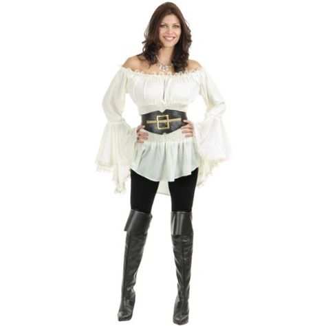 Costumes Homemade, Pirate Lady, Pirate Costume Diy, Female Pirate Costume, Pirate Outfit, Pirate Wench, Pirate Halloween, Pirate Shirts, Pirate Woman