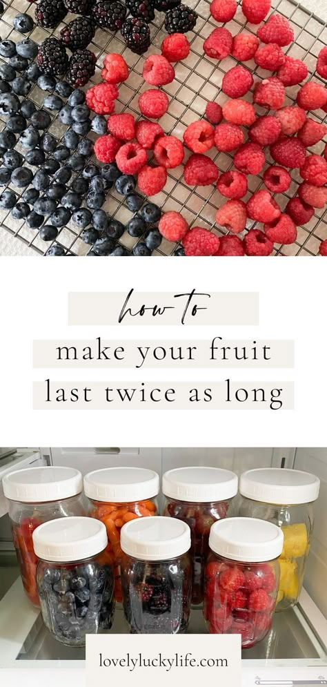 Washing Strawberries, Eat More Healthy, How To Store Strawberries, Prevent Food Waste, Storing Fruit, Fruit And Veggies, Fruit And Vegetable Storage, Fruit Storage, Food Saver