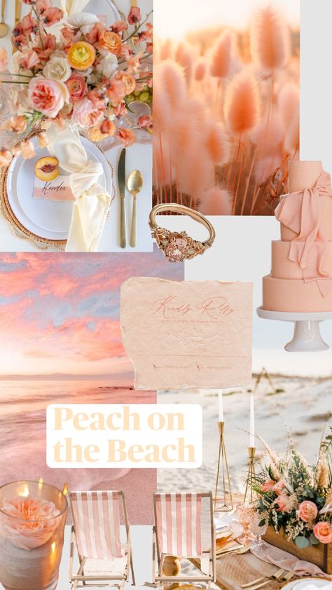 Bridal Shower Theme! Peach on the Beach!🍑🏖💍 Peach Bachelorette Party, Peach On The Beach, Bridal Events, Summer Bridal Showers, Beachy Summer, Bachelorette Party Planning, Bachelorette Themes, Bachelorette Party Themes, Bridal Event