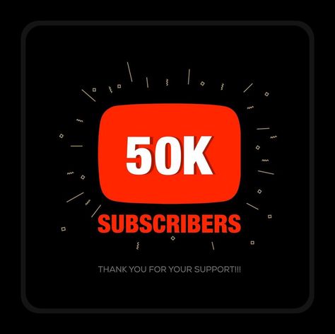 50K Subscribers thank you post. Thank you fans for 50K Subscribers. 50k Subscribers, Cute Couple Art, Couple Art, Vector Art, Vision Board, Vector Free, For Free, Thank You, Clip Art