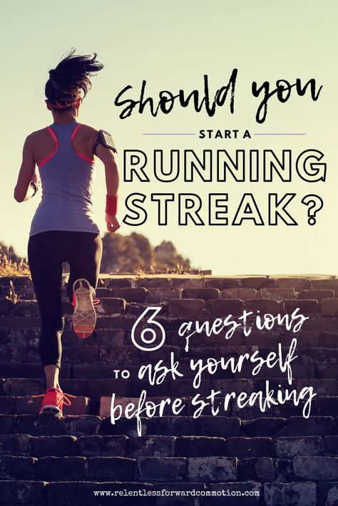 The "run at least one mile a day" run streak is a popular New Years resolution for runners. But is it safe? Here's what you need to know before run streaking. Marathon Cross Training, Run Streak, Running Streak, Long Distance Running Tips, Ultra Marathon Training, Hanging Belly, Running Group, Running Tips For Beginners, Marathon Tips