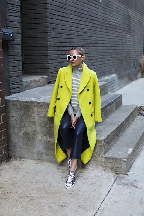 A TIME TO LAYER // NORDSTROM LOOKS Lime Green Sweater Outfit Winter, Lime Green Winter Outfit, Lime Coat Outfit, Neon Green Jacket Outfit, Lime Green Coat Outfit, Lime Sweater Outfit, Neon Green Sweater Outfit, Lime Green Jacket Outfit, Lime Green Sweater Outfit