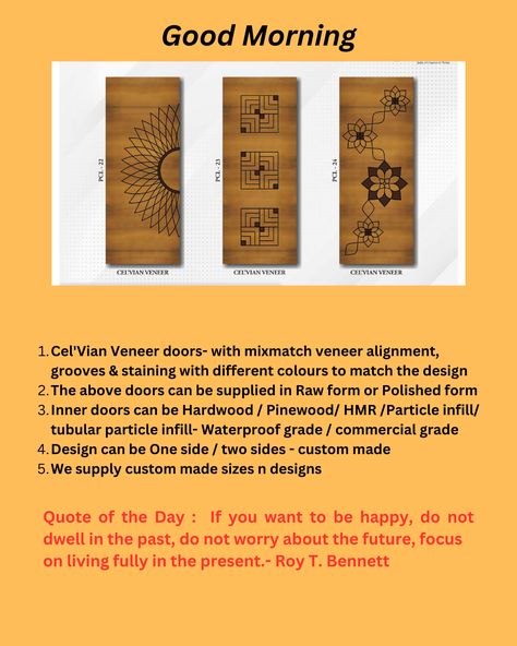 #VeneerDoors #InteriorDoors #WoodenDoors #FlushDoors #PanelDoors #HDFDoors #MoldedDoors #ContemporaryDoors #ModernDoors #TraditionalDoors #BedroomDoors #BathroomDoors #HandcraftedDoors #NaturalVeneerDoors #CustomVeneerDoors Veneer Doors, Latest Door Designs, Veneer Door, Door Designs, Design Quotes, Door Design, Quote Of The Day, Doors, Design