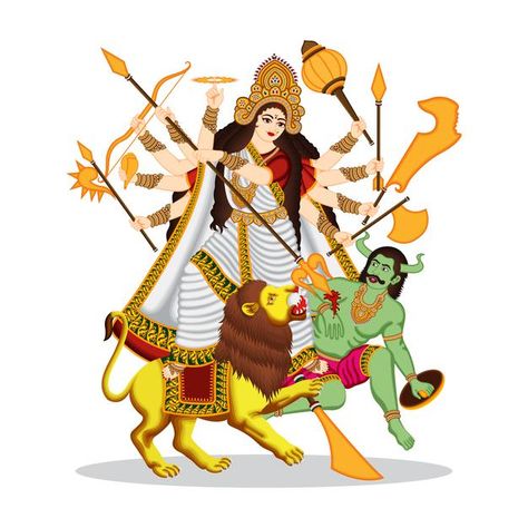 Dussehra Photos, Maa Image, Happy Durga Puja, Durga Devi, Lion Vector, Joker Pics, Logo Design Set, Indian God, Sketches Pencil