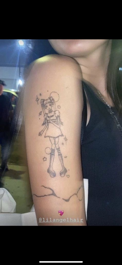 Nana Tattoo, Kiss Tattoos, Arm Tats, Cute Tats, Paradise Kiss, Fairy Tattoo Designs, Stylist Tattoos, Fairy Tattoo, Anime Tattoos