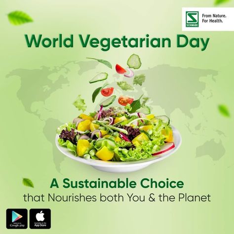 Spreading peace and serenity this World Vegetarian Day, create your footprint over a healthy and sustainable lifestyle. #SchwabeIndia #Peace #Serenity #WorldVegetarianDay2023 #Footprint #Sustainability #Vegetariasm #Awareness World Vegetarian Day, Vegetarian Day, Peace And Serenity, Sustainable Lifestyle, This World, Sustainability, Create Your, Lifestyle, Health