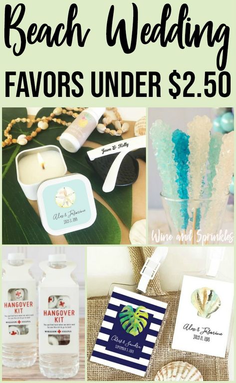 Destination Wedding Favors Under $2.50 #beachwedding #destinationwedding #budgetwedding Wedding Favor Table, Honey Wedding Favors, Destination Wedding Favors, Creative Wedding Favors, Inexpensive Wedding Favors, Edible Wedding Favors, Elegant Wedding Favors, Best Wedding Favors, Wedding Favors Fall