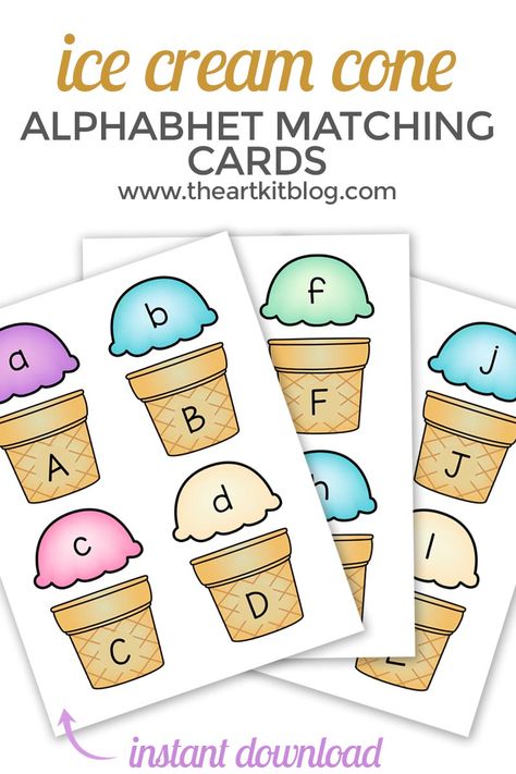 Summer Preschool, Alphabet Matching, Alphabet Activities Preschool, Letter Activities, Alphabet Worksheets, Matching Cards, Alphabet Activities, Preschool Learning Activities, Homeschool Preschool